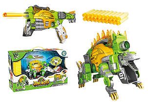 Трансформер динозавр,бластер, динобот Dinobots Стегозавр, фото 3