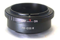 Адаптер (переходник) FD - CANON EOS M (для беззеркальных камер - байонетом EOS M) для EOS M, M3, M10, M5, M6