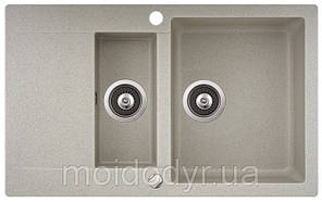 Гранітна кухонна мийка Аквасанита - Aquasanitа Cuba sqc 151 силіка