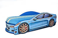 Ліжечко-машина TESLA синя