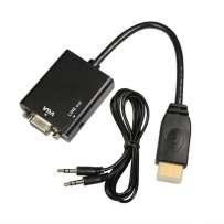 Перехідник HDMI to VGA адаптер конвертер зі звуком