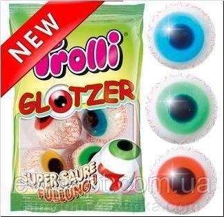 Желейні цукерки  тролі очі Trolli Glotzer, 75 гр