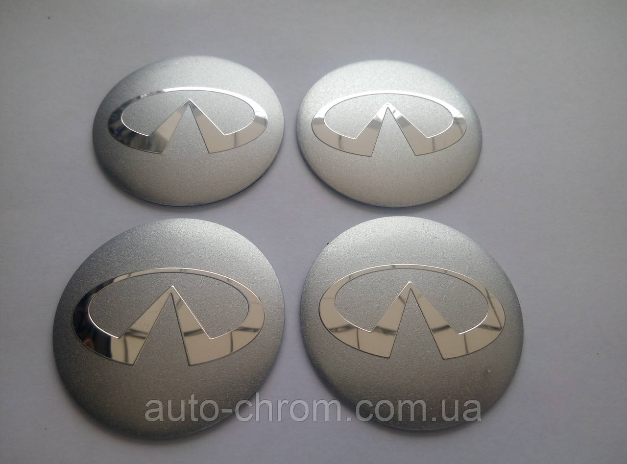 Наклейка опукла на ковпачок диска Infiniti 56 мм, фото 1