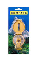 Компас жидкостный DL45-3C туристический кемпинговый диаметр 50 компас-медальон