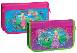 Пенал "Kidis" PRINCESS 1 відділення. 19,3*13,5 см.
