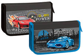 Пенал "Kidis" SPEEDWAY. 1 відділення. 19,3*13,5 см.