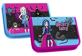 Пенал "Мультяшки"  Scare Fairy. 1 відділення, 19,3*13,5 см.