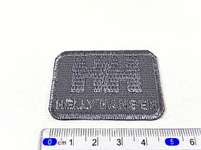 Нашивка HELLY HANSEN колір сірий 50x35 мм