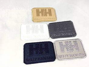 Нашивка HELLY HANSEN колір чорно-білий 50x35 мм, фото 3