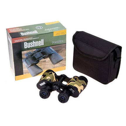 Бінокль туристичний Bushnell 8*30 камуфляж SB830cam скляні лінзи для спостереження, фото 2