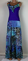 Дизайнерское платье-сарафан в морском стиле 34,36,38