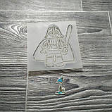 Вирубка для печива та пряників із трафаретом Лего Дарт Вейдер, фото 2