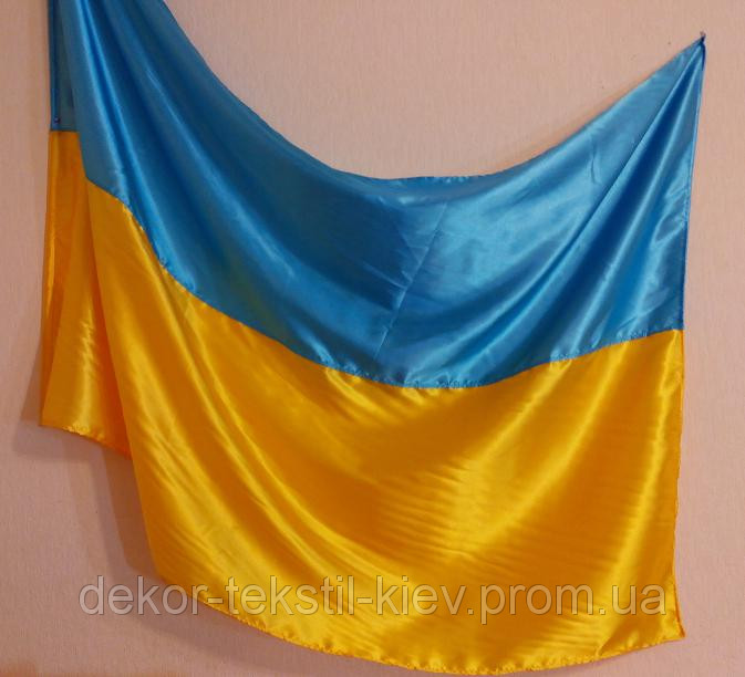 Прапор України з атласу (150см х 225см) - фото 2 - id-p39040367