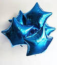 Кулька "Зірка синя" фольгований 9", 22 см. діаметр , фото 2