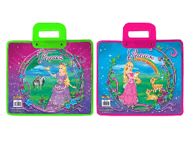 Папка-портфель "Princess" пластикова з пластиковими ручками