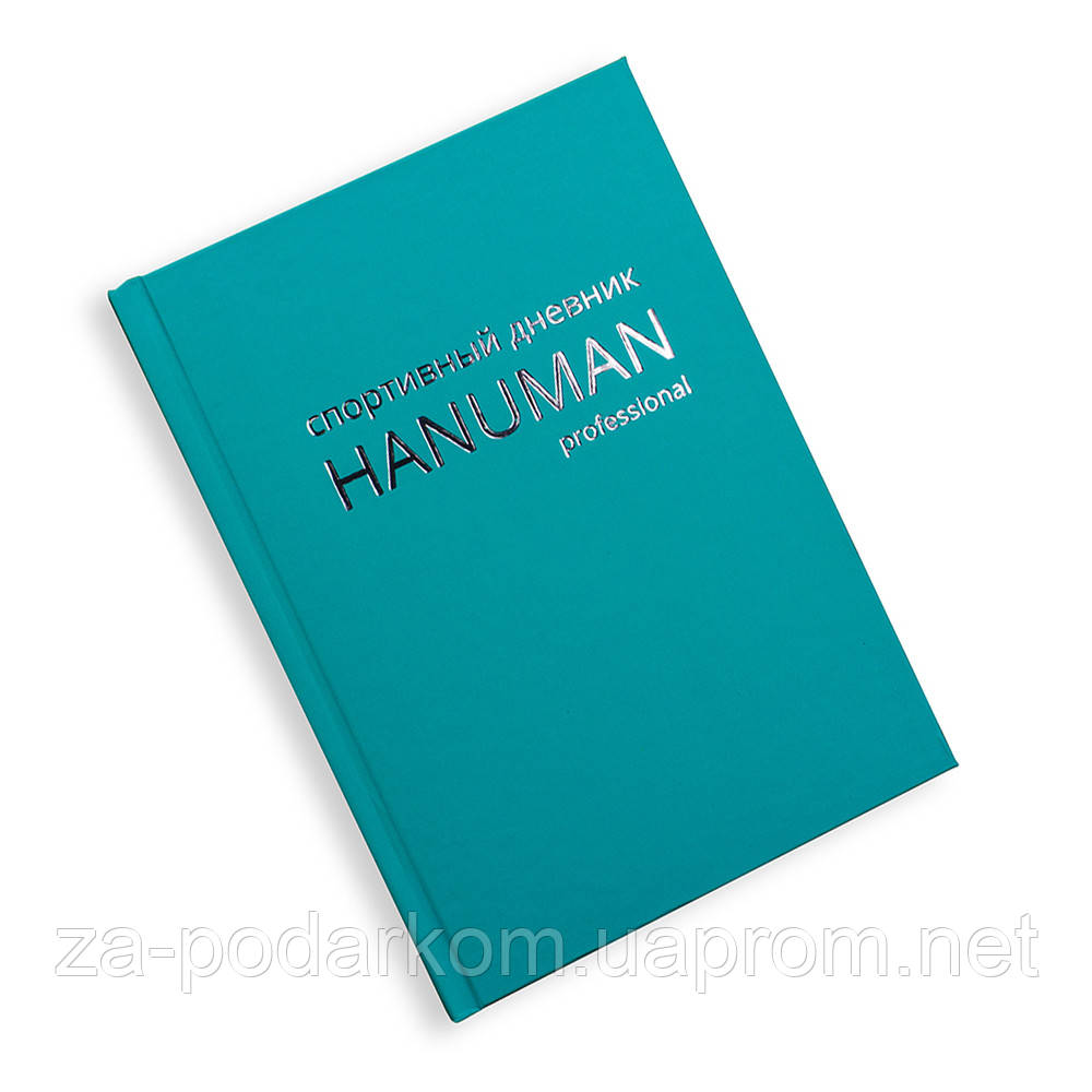 Спортивний щоденник і щоденник харчування Hanuman бірюзовий