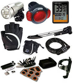 Велосипедні аксесуари і інструмент