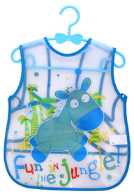 Слинявчик фартух з ковшем для їжі  "Веселий віслючок" (20123)