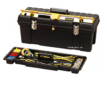 ЯЩИК ДЛЯ ІНСТРУМЕНТУ STANLEY ПРОФЕСІЙНИЙ ПЛАСТМАСОВИЙ, 65,9 X 27,2 X 26 СМ