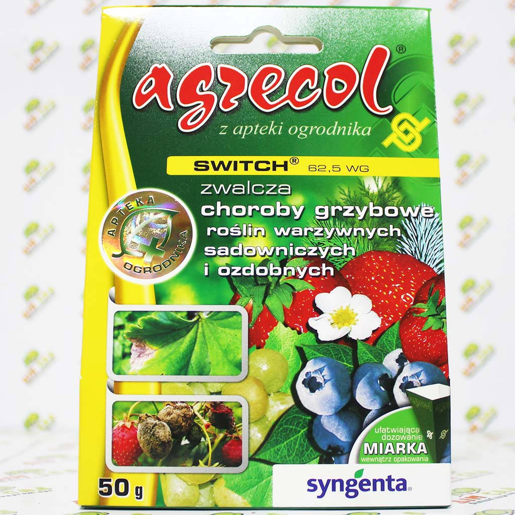 

Agrecol Фунгицид против гнили Switch 62.5 WG, 50г