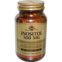 Інозитол, Inositol, Solgar, 500 мг, 100 капсул
