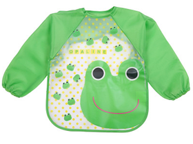 Фартух для кормления ( без кишені) "Жабеня" Зелений 20362