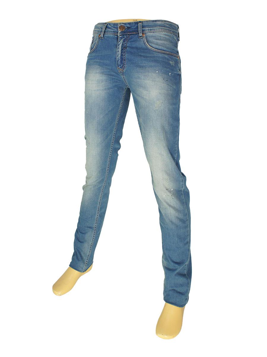 Молодіжні стильні джинси X-Foot 261-2297 в блакитному кольорі, фото 1
