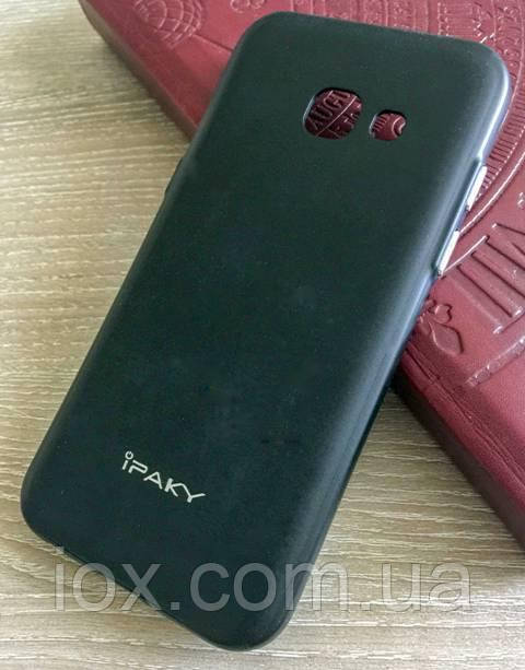 Чорний силіконовий чохол IPAKY Samsung Galaxy A3 2017 / A320, фото 1