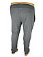 Чоловічі спортивні брюки Fabiani 5736 B сірого кольору великих розмірів, фото 2