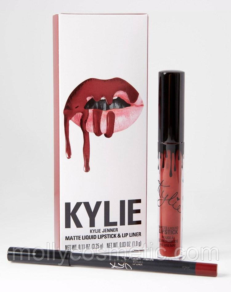 Матова помада Kylie з олівцем — колір HIGT MAINTENANCE