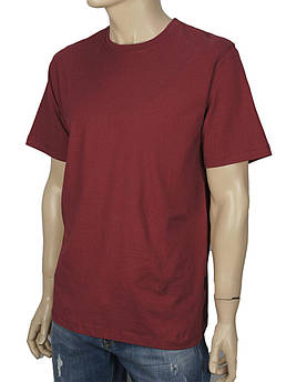 Чоловіча футболка Laperon PRN-4010 бордового кольору