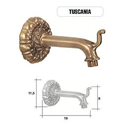 Вилив латунний для турецької лазні Morelli Tuscania