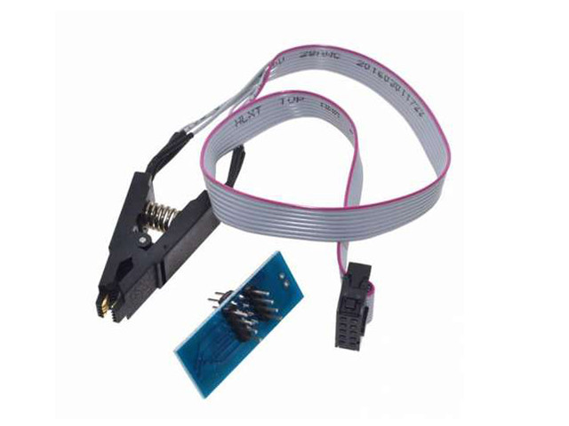 Прищіпка для програматора soic8 sop8 eeprom bios