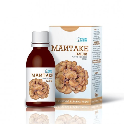 Maitake смажені гриби гриб краплі, екстракт гриба маітаке Грибна Аптечка 50 мл