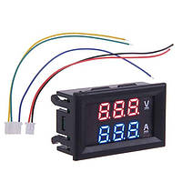 Цифровий амперметр-вольтметр DVA 0-100В/0-10А
