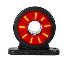 Габарит LED прямий короткий червоно-білий L-R