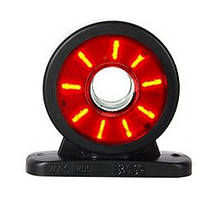 Габаритний світлодіодний на кабіну LED (прямий короткий червоно-білий) L-R