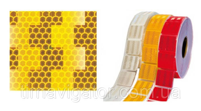 Контурна маркіровка КУБИК жовта AVERY DENNISON 51мм