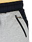 Чоловічі спротивнв брюки Fabiani 15YE3P3783 на манжеті заужені темно-сині та сірі, фото 4