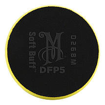 Полірувальний круг середньої жорсткості - Meguiar's DA Soft Buff Foam Polishing Pad 140 мм. жовтий (DFP5), фото 2