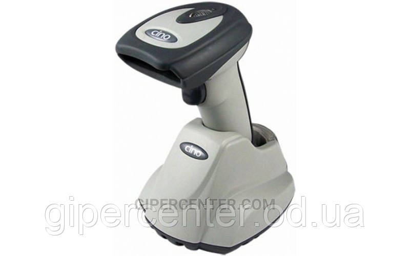 Ударостійкий бездротовий сканер штрих-кодів Cino F780 BT USB сірий