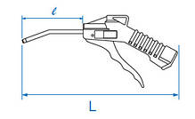 Пістолет продувний сопло 100 мм, KING TONY 79900-04, фото 3