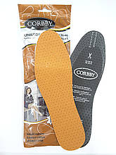 Стельки Corbby Unileder кожаные