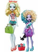 Ляльки Монстер Хай Лагуна і Келпі Блу Сім'я монстрів (Monster High Monster Family Lagoona Blue and Kelpie Blue Dolls)