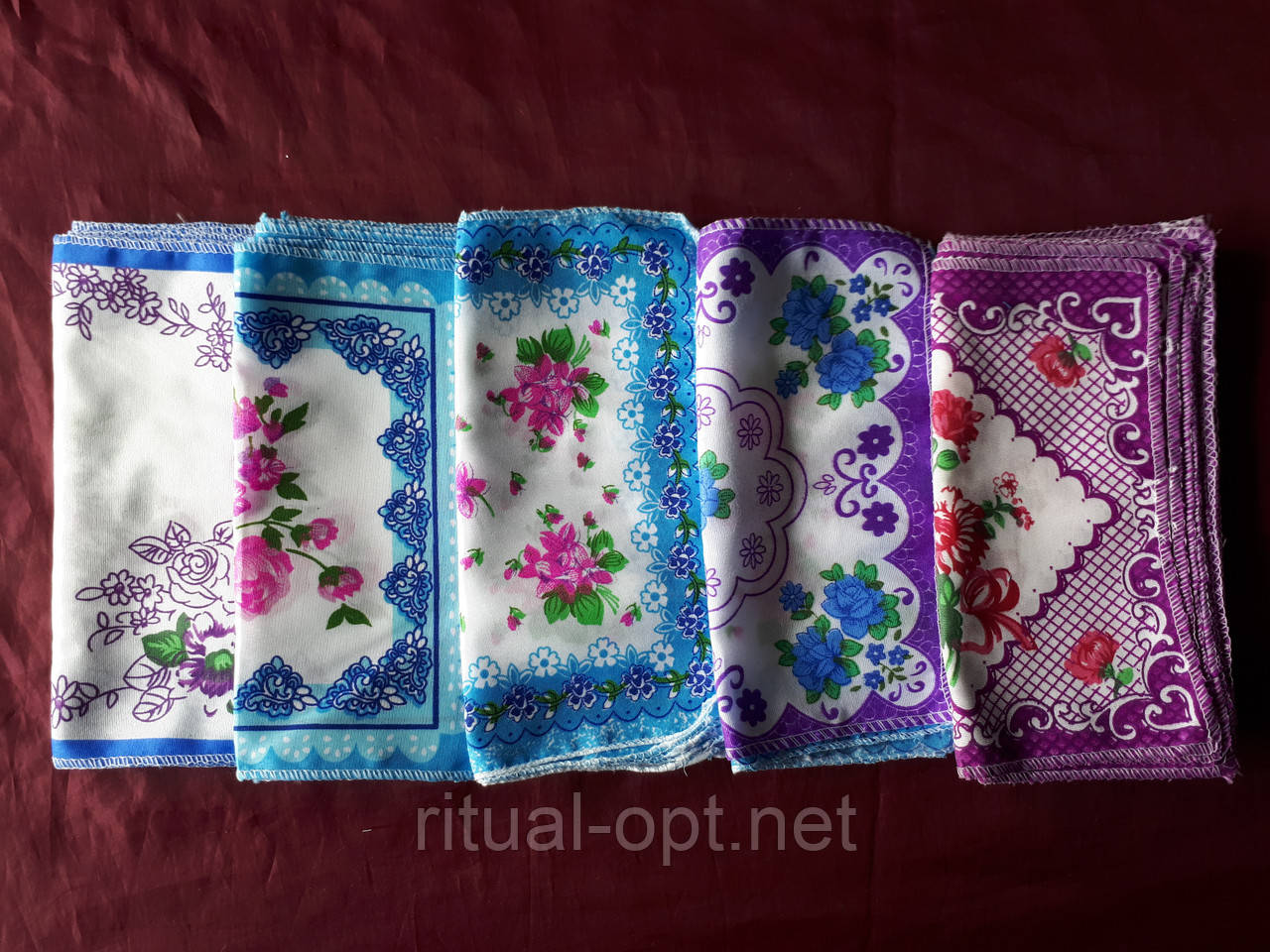 Носова хустка жіноча мала 18х20 см, фото 1