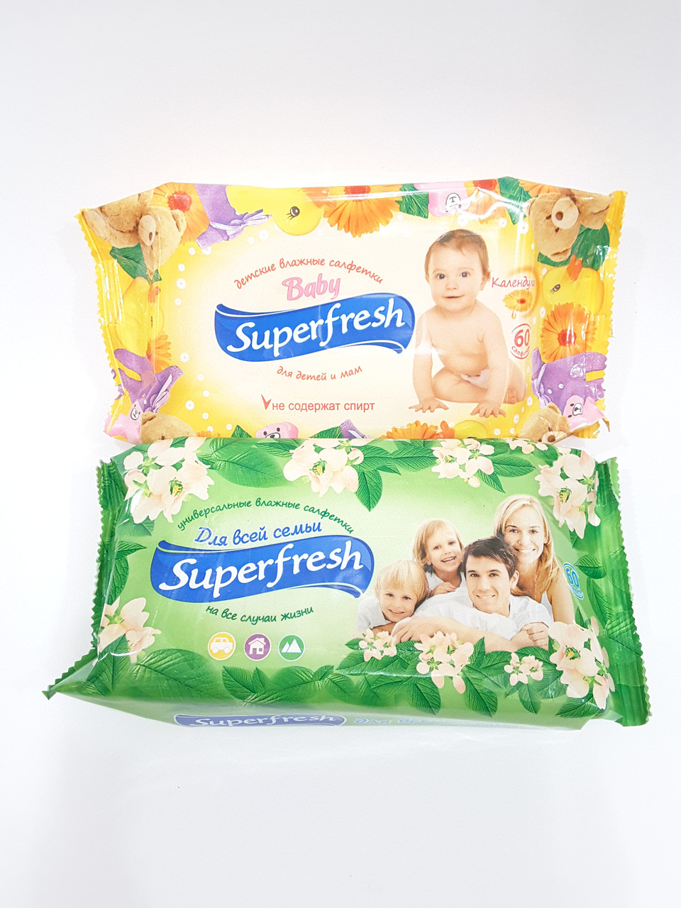 Вологі серветки Superfresh для всієї родини, фото 1