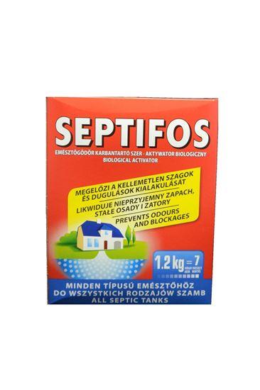 Біоактивнатор для вигрібних ям, септиків, вуличних туалетів Septifos vigor-1,2 кг (36порц./тиждень)