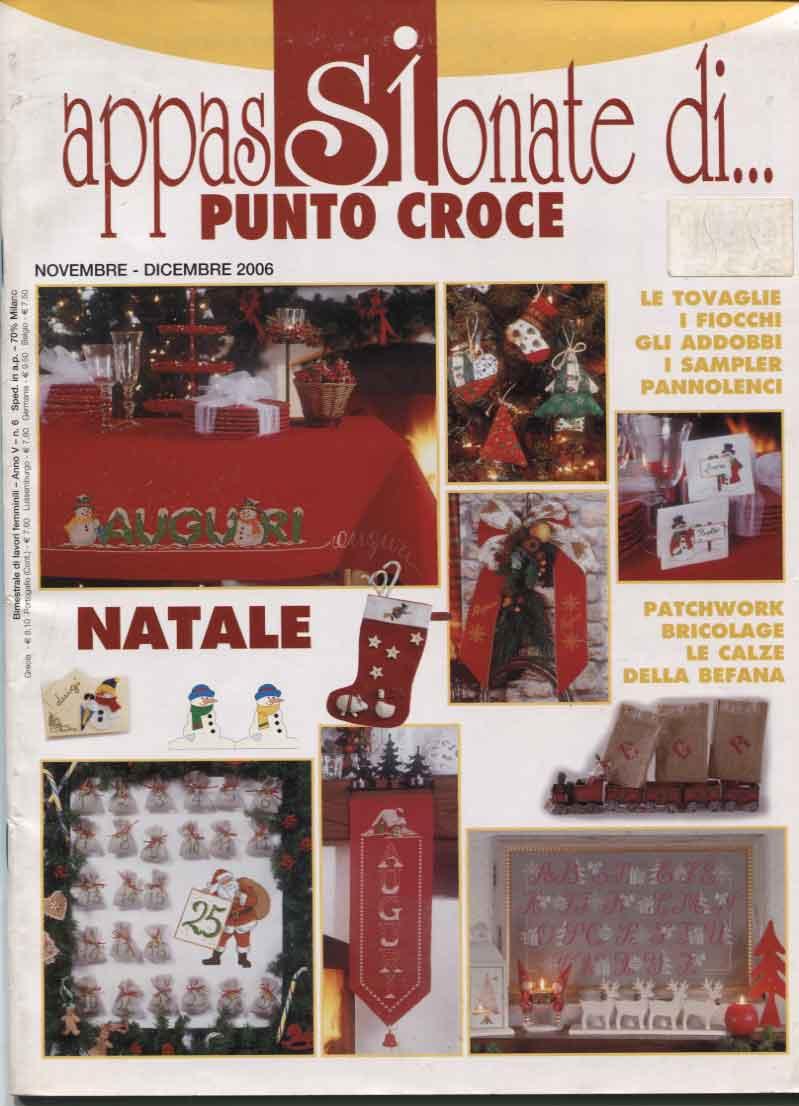 Журнал із рукоділля "Appassionate di..." PUNTO CROCE 11-12/2006