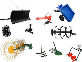 Навісне обладнання для мотоблоків