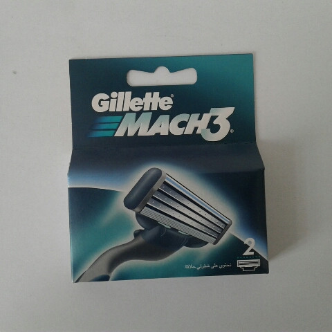 Кассеты мужские для бритья Gillette Mach 3 2 шт. (Жиллетт Мак 3 Оригинал) - фото 1 - id-p567430144